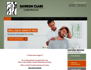 dawsonclarkchiropractic.com screenshot