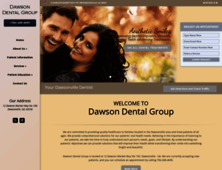 dawsondentalgroup.com screenshot
