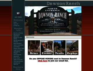 dawsonranch-hoa.com screenshot