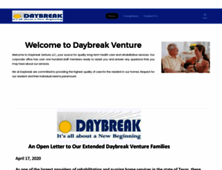 daybreakventure.com screenshot