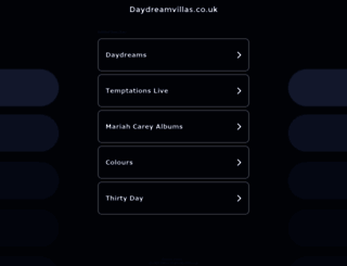 daydreamvillas.co.uk screenshot