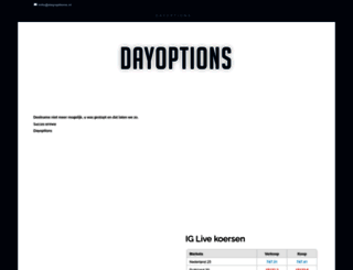 dayoptions.nl screenshot