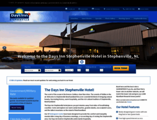 daysinnstephenville.com screenshot