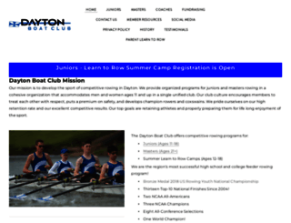 daytonboatclub.org screenshot