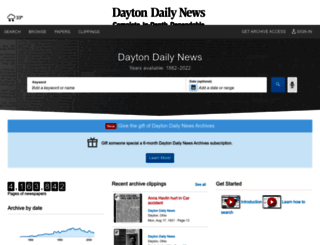 daytondailynews.newspapers.com screenshot