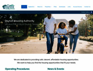 daytonhousingauthority.org screenshot