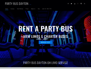 daytonpartybus.net screenshot