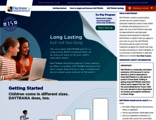 daytrana.com screenshot