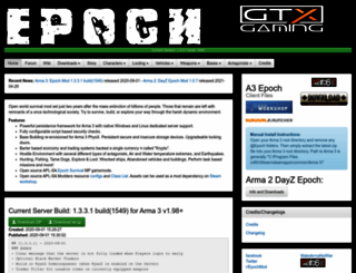 dayzepoch.com screenshot