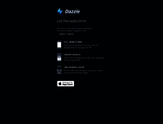 dazzle.now.sh screenshot