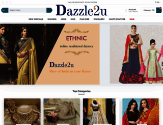 dazzle2u.com screenshot