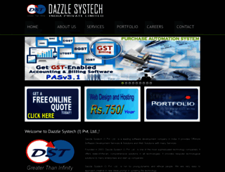 dazzlesystech.com screenshot