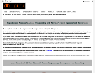 db-guru.com screenshot