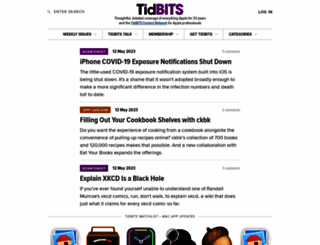 db.tidbits.com screenshot