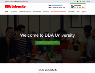 dbauniversity.com screenshot