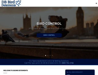 dbbirddeterrents.co.uk screenshot