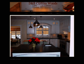 dbcustomwoods.com screenshot