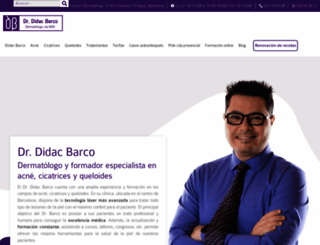 dbdermatologiabarcelona.com screenshot