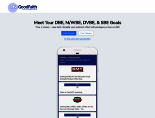 dbegoodfaith.com screenshot