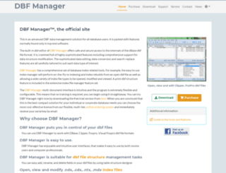 dbfmanager.com screenshot