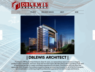 dblewisarchitect.com screenshot