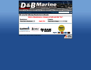 dbmarine.com screenshot