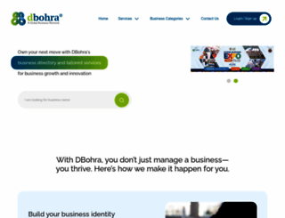 dbohra.com screenshot
