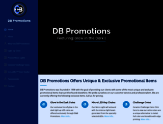dbpromotions.com screenshot