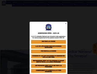 dbranlu.ac.in screenshot