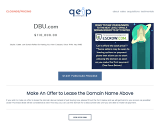 dbu.com screenshot