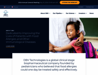 dbv-technologies.com screenshot