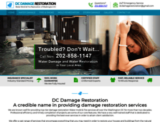 dc-damage-restoration.com screenshot