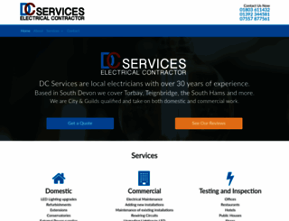 dc-electrical-services.co.uk screenshot