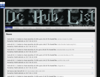 dc-hublist.com screenshot