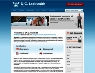 dc-locksmith.com screenshot