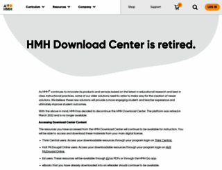 dc.hmhco.com screenshot