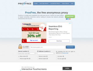 dc.proxfree.com screenshot