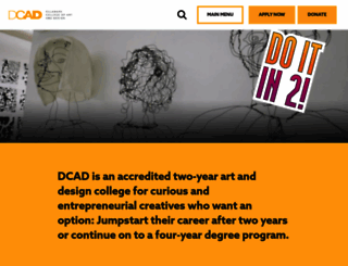 dcad.edu screenshot