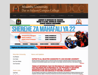 dcc.mzumbe.ac.tz screenshot