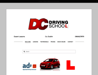 dcdrivinglessons.com screenshot