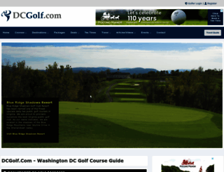 dcgolf.com screenshot