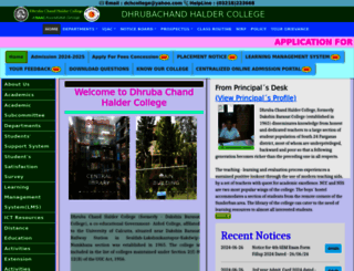 dchcollege.org screenshot