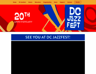 dcjazzfest.org screenshot