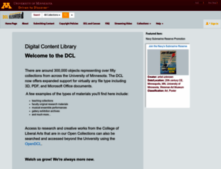dcl.umn.edu screenshot