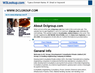 dclgroup.com.w3lookup.net screenshot
