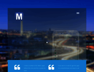 dcmetroapp.com screenshot