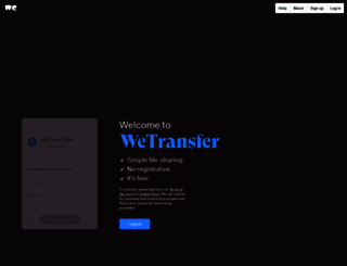 dcmproduction.wetransfer.com screenshot