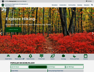 dcnr.state.pa.us screenshot