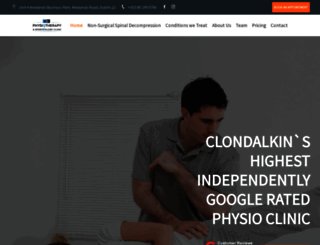 dcphysiotherapy.ie screenshot