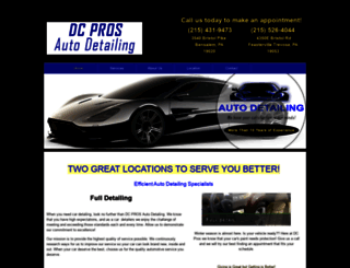 dcprosautodetailing.com screenshot